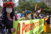 Indígenas protestam contra o abandono nas ações contra a Covid-19