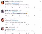 Usuários reclamam que as câmeras do BBB23 foram cortadas durante a treta entre Bruna Griphao e Ricardo e que não foi possível ver o tapa da atriz em Amanda