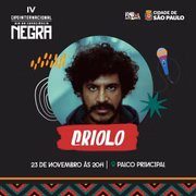 No sábado, Criolo está confirmado na IV Expo Dia Internacional Dia da Consciência Negra, evento gratuito que começa na sexta-feira e vai até domingo