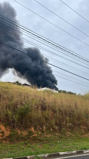 Imagens do avião que caiu em Vinhedo (SP)
