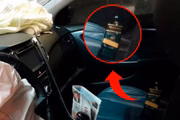 Boletim de ocorrência da PM mostra foto com garrafa de uísque no banco do carona do i30, carro que causou o acidente