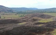 Desmatamento em territótio kalunga, Cavalcante (GO)