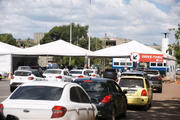 Vacinação no carro
