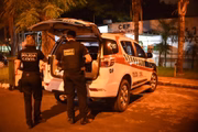 Policiais no CEF 410 Norte