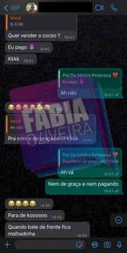 Conversa do atual de Jojo Todynho, Renato Santiago, com Kaila Oliveira