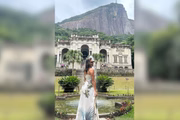 Moradora de Jundiaí, interior de SP, ela visitou pontos turísticos como o Jardim Botânico do Rio na viagem de 2023
