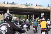 Presidente percorreu percurso de cerca de 35 km