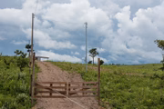 Entrada da área da Terracap grilada 