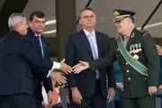 Braga Netto, Paulo Sérgio Nogueira de Oliveira, Jair Bolsonaro e Freire Gomes 