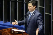 O presidente do Senado, Davi Alcolumbre