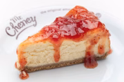 Dia 26/11/2019, 20% off no Cheesecake clássico, com geleia de morango e amora