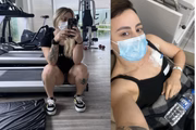 Mesmo enquanto enfrentou o tratamento, Jéssica continuou treinando