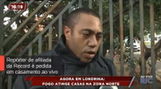 O caso ocorreu nessa quarta-feira (08/01/2020), durante uma reportagem de incêndio 