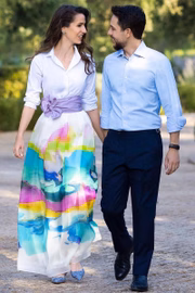 Hussein é filho do rei Abdullah e da rainha Rania da Jordânia