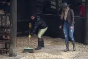 Marina precisou aprender como varrer