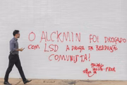 Pichação em ministério 