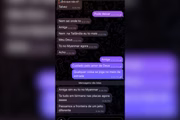 Luckas trocou mensagens com uma amiga enquanto era levado para trabalho forçado