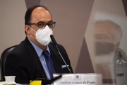 O reverendo Amilton de Paula é ouvido na CPI da Covid