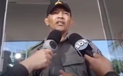 Sargento Edgardo, um dos policiais que ajudou a resgatar a criança