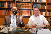 Barra Torres e o presidente Bolsonaro