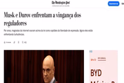 Musk e Durov enfrentam a vingança dos reguladores