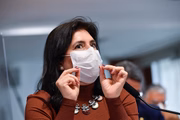 Simone Tebet (MDB-MS) se destacou durante a CPI da Covid-19 no Senado