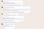 Um dos agentes responde: "Assim como o senhor tem que tomar cuidado com assédio..."