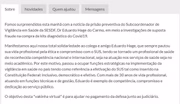 Até as 18h45 da noite do dia 25 de agosto, R$ 12.325 foram doados para ajudar na defesa judicial de Eduardo Hage