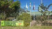 Sinpol espalhou faixas contra a reforma da Previdência em todas as delegacias do DF