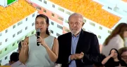O presidente Lula e a governadora de Pernambuco, Raquel Lyra
