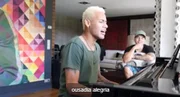 "Pilar da minha vida", escreveu o cantor