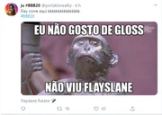 Flay roubou a estátua de macaco e passou batom para ele "poder sair"
