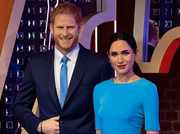 As estátuas de cera de Harry e Meghan do museu Madame Tussauds de Londres foram retiradas da ala da realeza