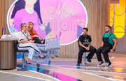 A influencer, que está grávida do terceiro filho, aproveitou a oportunidade para fazer o ultrassom de seu terceiro filho, José Leonardo, na televisão.