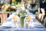 Mesa de jantar decorada