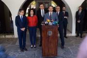 Reunião também contou com as participações dos líderes do governo no Congresso, Randolfe Rodrigues (sem partido-AP), e no Senado, Jaques Wagner (PT-BA), e do ministro da articulação política, Alexandre Padilha