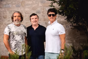 Kakay, Tiago Boita e Leandro Pompeo são os sócios à frente do Fuego Alma & Vino
