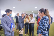 Janja, futura primeira-dama, faz visita ao Congresso Nacional para conhecer roteiro de posse de Lula