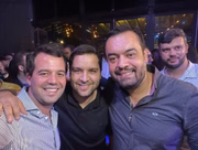 Cláudio Castro com Thiago Pampolha e Marco Antônio Cabral