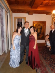 Amiga do peito: Rosi no casamento de Bolsonaro com Michelle, em 2013