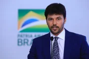 O ministro das Comunicações, Fabio Faria