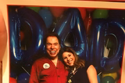 Daniela Beyruti e Silvio Santos