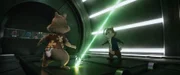 A produção cinematográfica mistura live-action e animação