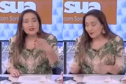Celular de Sonia Abrão toca ao vivo na RedeTV!