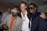 Kanye West, príncipe Harry e Diddy