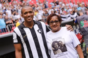 Herick e Maria Cecília, neto e filha de Garrincha