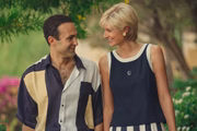 Dodi Al-Fayed e a princesa Diana em The Crown