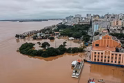 Cheia do Guaíba, no Rio Grande do Sul