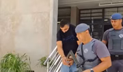 Jessey Maldonado Monteiro, o João de Deus de Socorro, sendo preso acusado de abusar de mulheres em centro espiritual 