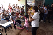 O maior gasto de Eliana Pedrosa até agora foi com militância e mobilização de rua: o investimento está em R$ 323,1 mil